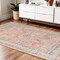 Edge Collections - 4' X 6' - Multicolor - Elegant Floral Rug Area for Stylish Spaces - 1 Piece